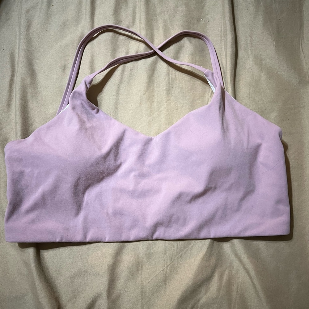 Kamo Fitness Iris Strappy Back Crop Sports Bra, Size L